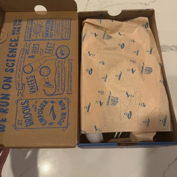 NWT | Men's Brooks Glycerin 21 | Size 9.5 | New in Box | Black/Grey/White - Picture 6 of 7